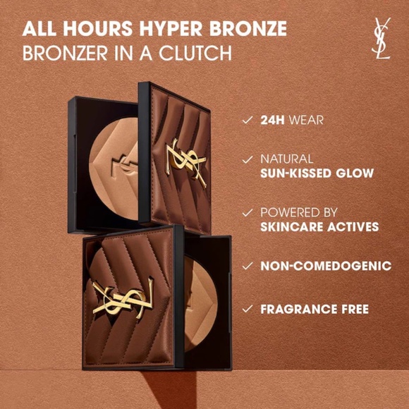 YSL  All Hours 24H Hyper Sunkissed Glow Bronzer - Picture 4 of 10